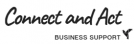 Logo connect and act